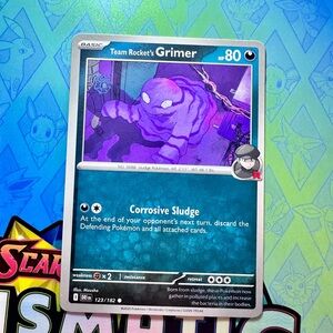 team rocket’s grimer (123/182) - common — pokémon: destined rivals